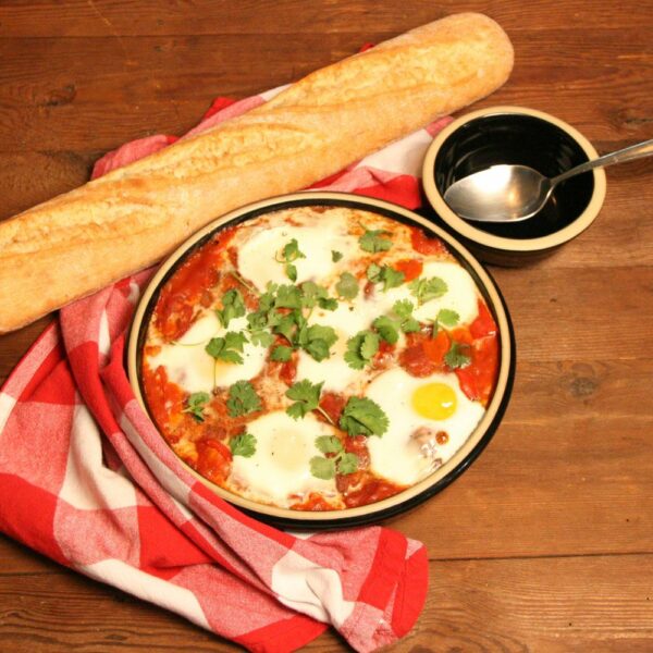 Shakshuka in the Onyx BROOKLINE Nacho Set