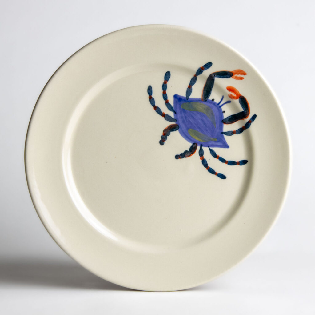 Blue Crab Classic Dinner Plate