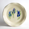 Field of Iris Frilly Pie Plate