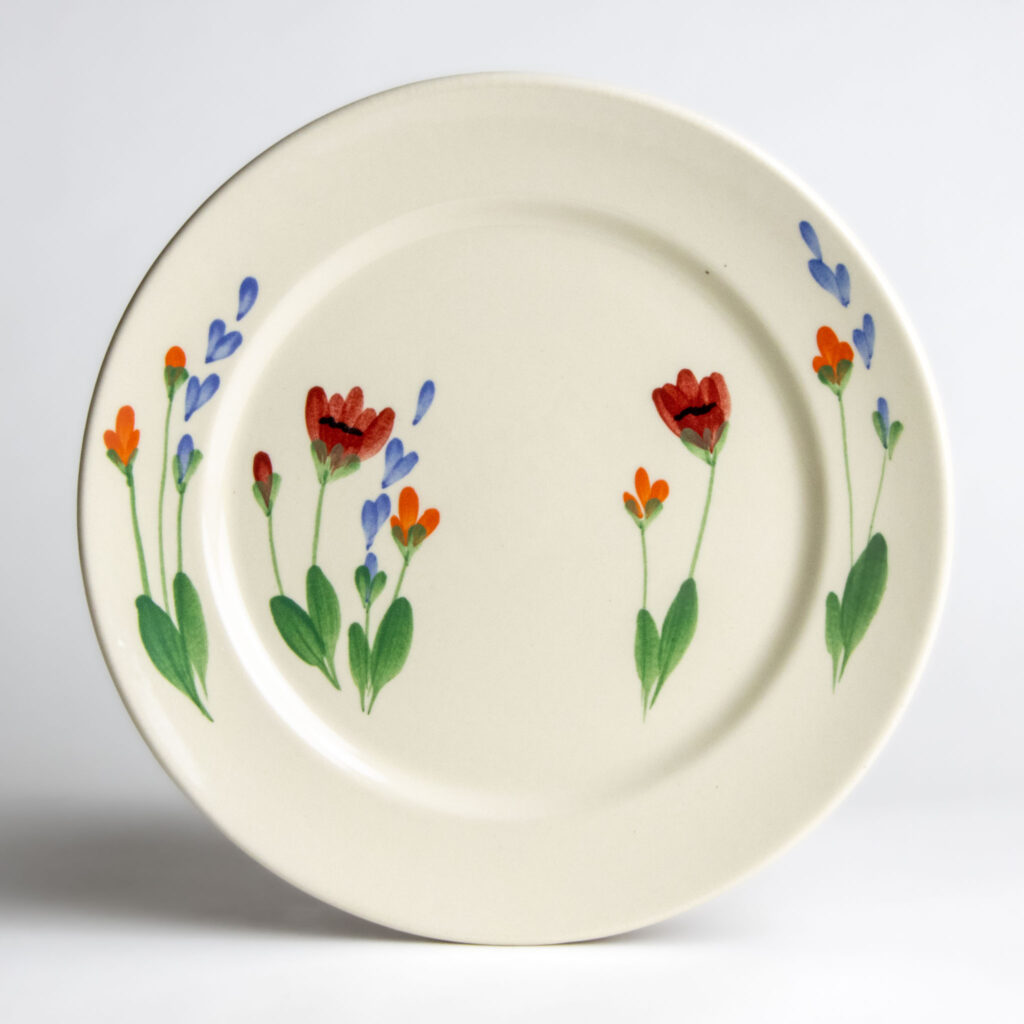 Red Poppy Classic Dinner Plate
