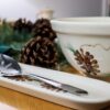 Pinecone Pasta Bowl and Spoon Rest