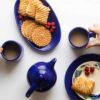 Field of Iris and American Blue Tea Set