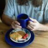 Field of Iris and American Blue Tea Set