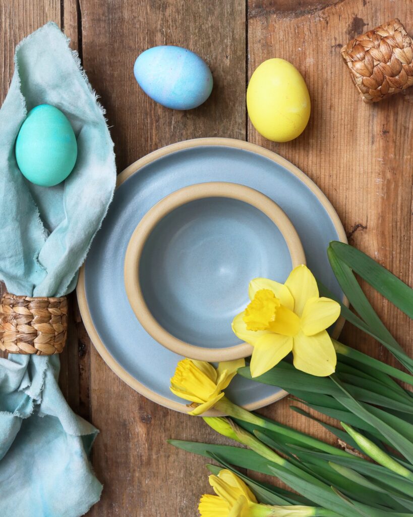 Easter Eggs and Brookline Dinnerware