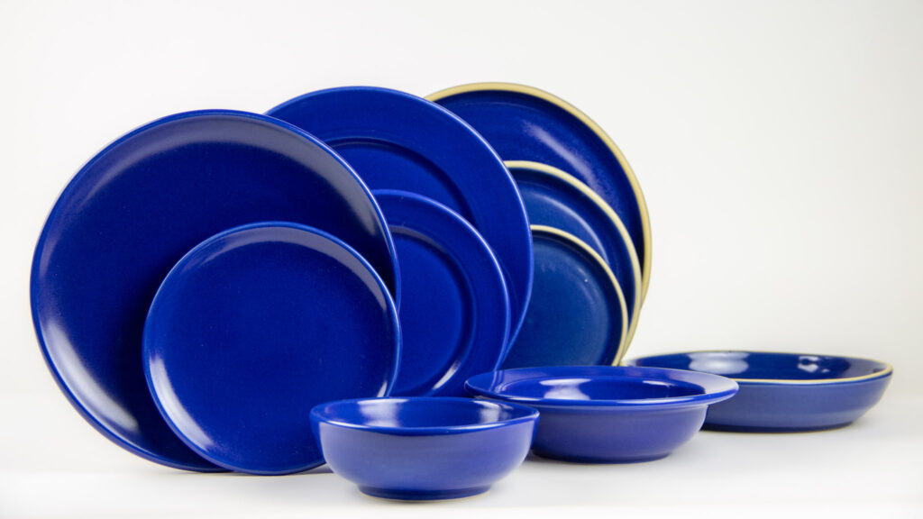 Dinnerware Line Comparison American Blue