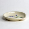 Lavender Stoneware Spoon Rest Side